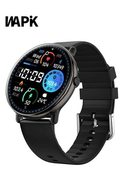 wapik Korean Brand Smart Watch Y6, Business Smartwatch, Waterproof Fitness Watch, Bluetooth Calling,