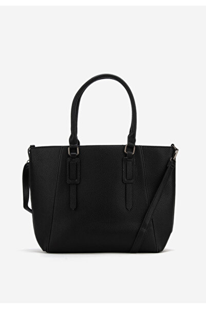 B T Shoes Černá rukojeť kabelky Lucinala