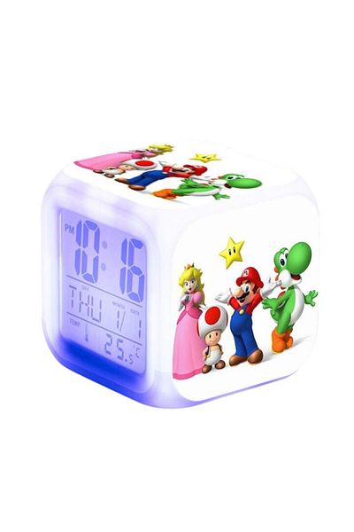 Mixbo Cubic Clock for Children's Room Mixbo, Multiple Functions, Lights, Model 15