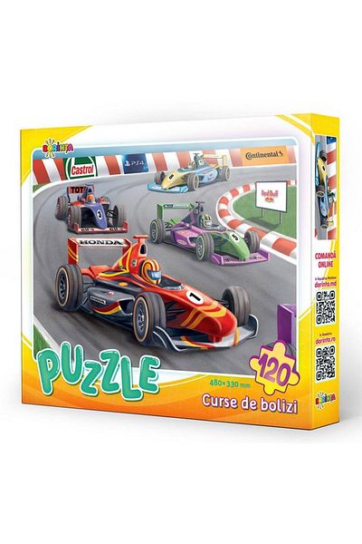 Dorinta Puzzle 120 pieces - Car racing