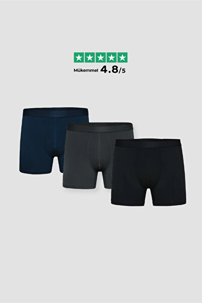 Underbros Ultramodal 3'lü Boxer