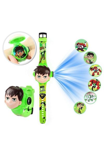 Mixbo Children's Watch with Projector Mixbo, for Boys, Green, 3+ Years