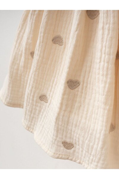 Cherrys Bebek Kalpli Müslin Elbise