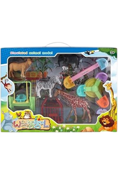 Toybox Mini Animal Figures Gift Box - Plastic Tiny Forest Animal Figurines Toy For Kids