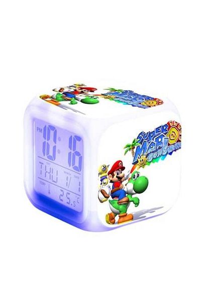 Mixbo Cubic Clock for Children's Room Mixbo, Multiple Functions, Lights, Model 17