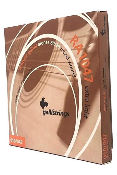 AyrStore Gallistrings ra1047 extra light acoustic guitar string