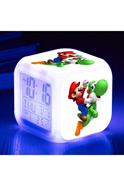 Mixbo Ceas Cubic pentru Camera Copilului Mixbo, Multiple Functii, Lumini, Model 10