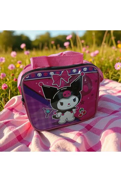 ÇEÇEN HOME Kuromili Girl's Lunch Box, Portable Lunch Box for School with 1 Main Compartment