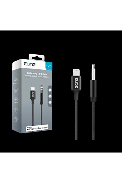 EONE لايتنينق الى AUX 3.5mm - اسود