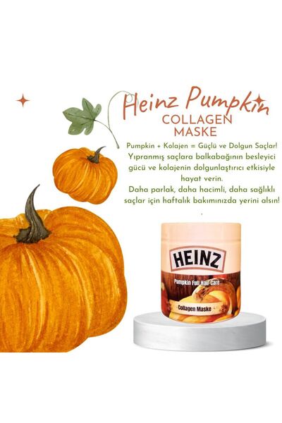 Heinz Kuru Ve Yıpranmış Saçlar İçin Keratin & Biotin Onarıcı Saç Maskesi