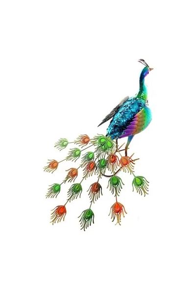 Strend Pro Garden Decoration, Metal, Peacock, 49 x 35.5 x 53 cm