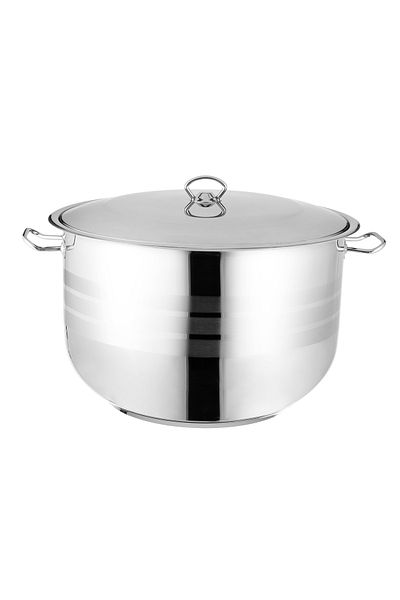 Dania High-quality Turkish stainless steel pot, size 40*26 cm, capacity 40 liters