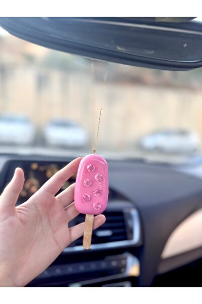 senfida زينة الرؤية الخلفية للسيارة باللون الوردي ماجنوم آيس كريم زينة الرؤية...