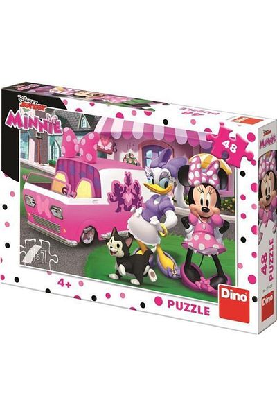 Dino Puzzle - Minnie and Daisy (48 pieces)