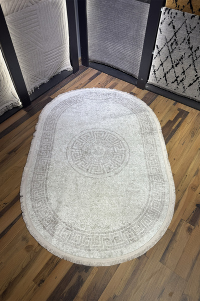 THEMODERNHANE Dijital Baskılı Makinede Yıkanabilir Antialerjik Kaymaz Leke Tu...