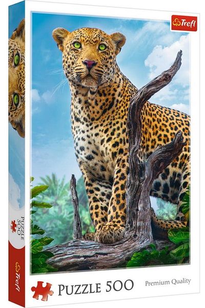 Trefl Puzzle 500 Leopard in Savannah