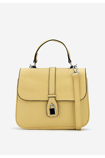 B T Shoes Žlutá rukojeť kabelky Krishna