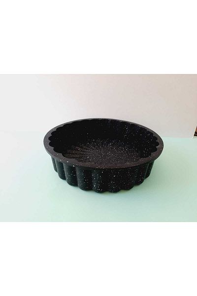 bir sürü eşya pak market Cast Granite Cake Pie Tart Mold 26 cm