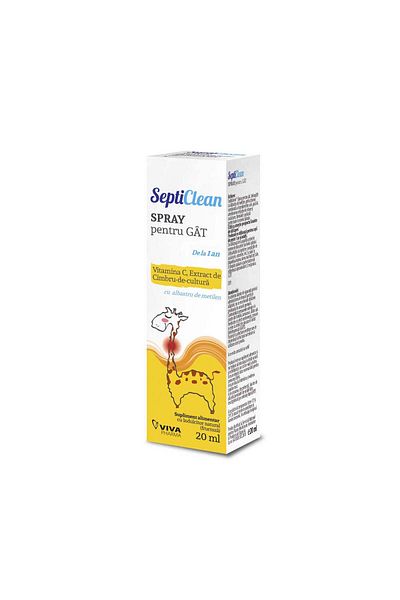 Viva Pharma Septiclean throat spray with methylene blue, 20 ml, Viva Pharma