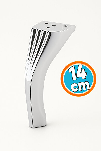 NZB Metal Mobilya Ayağı Ayakları Ünite Baza Koltuk Kanepe Sehpa Ayakları 14 c...