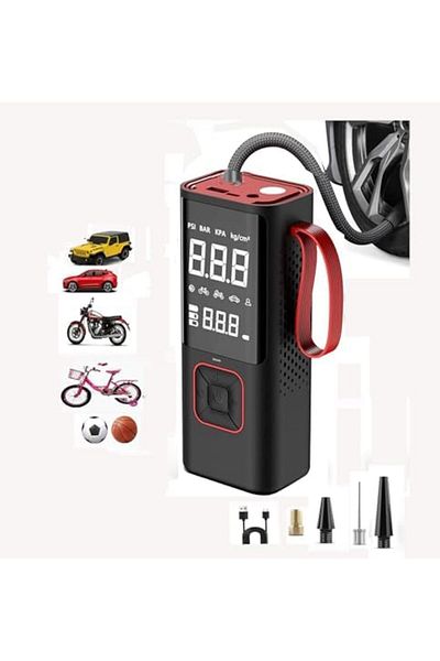 CFT Cordless Tyre Inflator - Multipurpose Portable Air Compressor 160PSI, Air Pump for Car Tires, Balls