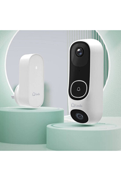 Lindo Dual Camera Video Doorbell 2K IP67 Waterproof