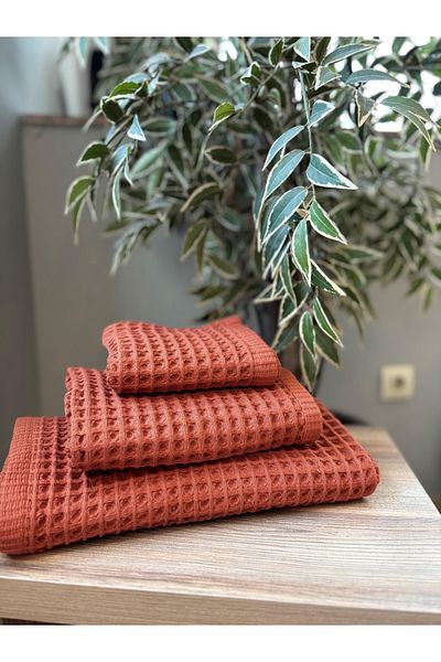 diabella Waffle Patterned Multi-Purpose Towel Set