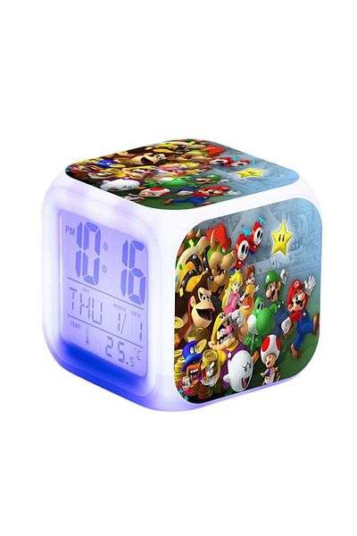 Mixbo Cubic Clock for Children's Room Mixbo, Multiple Functions, Lights, Model 5