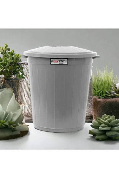 KIZILELMADA 33 Liter Capacity Trash Can – Ideal for Kitchen and Office