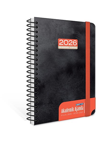 Gıpta 2025 Eylül-2026 Aralık SPİRALLİ Akademik Ajanda 17X24 Cm Model-6