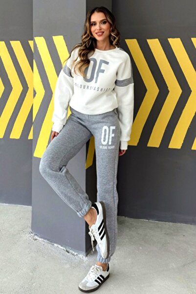 FashionForYou Trening de dama, vatuit Playful OF sport, cu bluza lejera si pa...