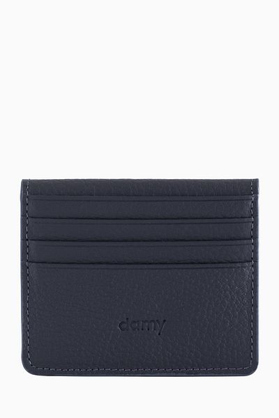 DAMY Genuine Leather Unisex Card Holder 512Mg - Gray
