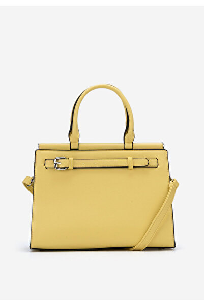 B T Shoes Žlutá rukojeť kabelky Ximena