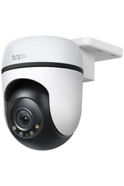 tapo TP-Link 1080p Full HD Outdoor Pan/Tilt Security Wi-Fi Camera, 360° Motion Detection, IP65 Weat