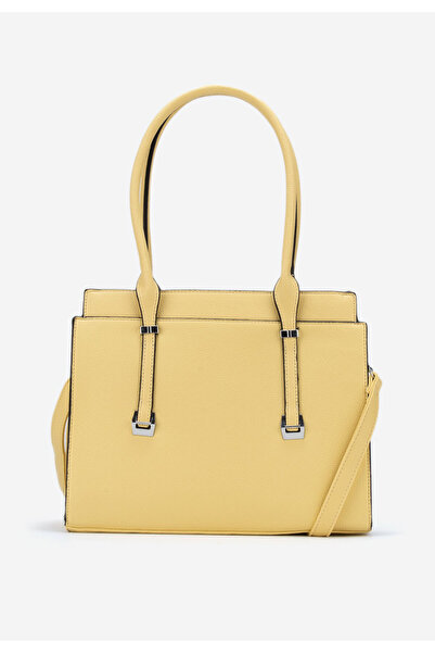 B T Shoes Žlutá rukojeť kabelky Junella