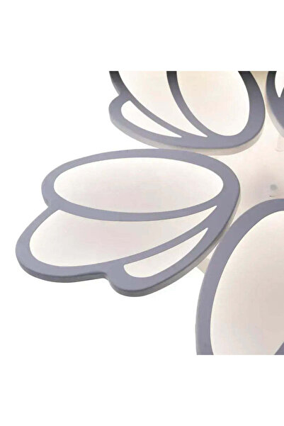 KORMAN TECHNIK LED Chandelier with Remote Control TULIP 73W, 5 Petals, Cold/Warm/Neutral Light, Dimmable, White