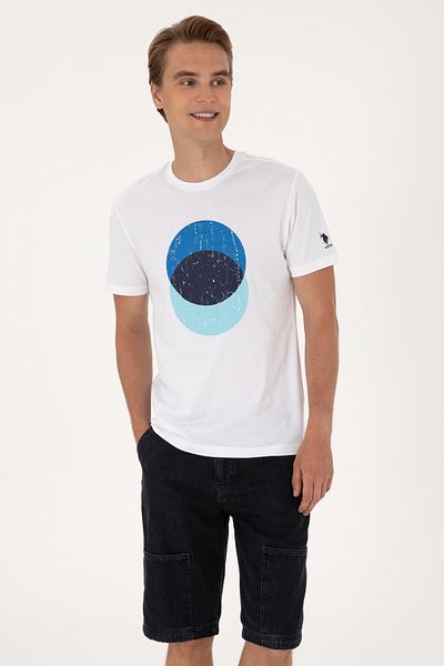 U.S. Polo Assn. Men's White T-Shirt 50307352-Vr013