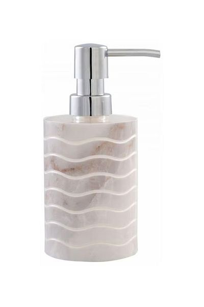 Home Box 4-Piece Bathroom Organiser Set – Beige/Silver Finish, 10 cm Compact Design