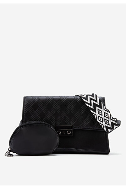 B T Shoes Čierne kabelka cez telo Yavia