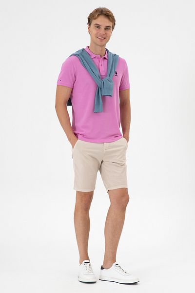 U.S. Polo Assn. Men's Stone Woven Shorts 50299183-Vr049
