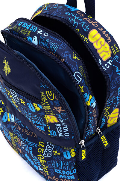 U.S. Polo Assn. Boy's Navy Blue School Bag 50315134-Vr033