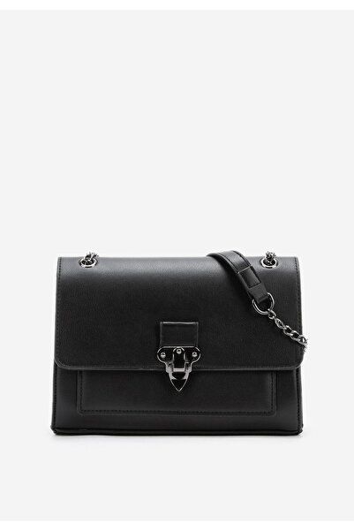 B T Shoes Černá ramenní kabelka Aldona