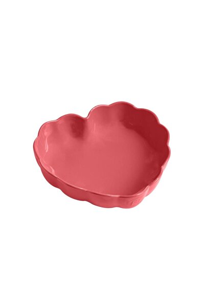 Emile Henry صينية خبز مادلين وردي على شكل قلب 26,5 سم (EH476153)