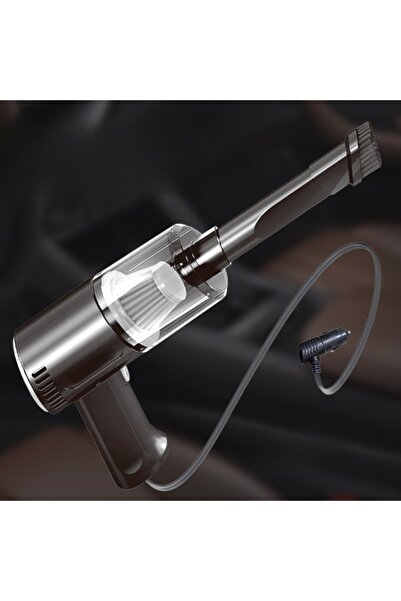 SOHO Aspirator Portabil Auto Clean K7A, Pentru Casa si Masina, Cablu Auto 12V, Putere 120W, Negru