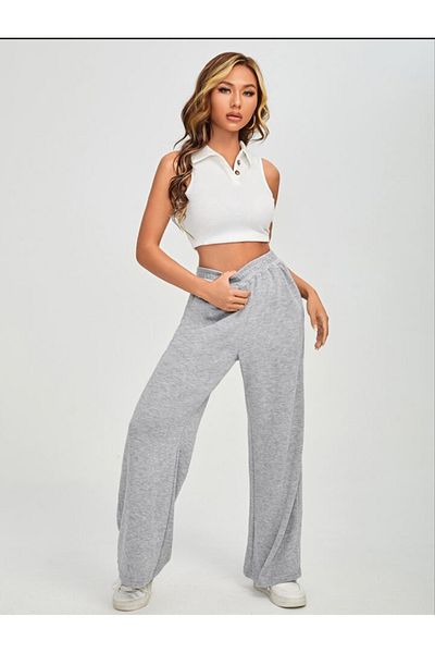 belean School Sweatpants-Baggy Leg Oversized Sweatpants with Elastic Waist