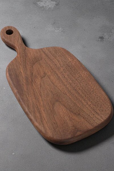 OK Wood Wooden Cutting Board with Handle – 100% Natural Cutting and Presentat...