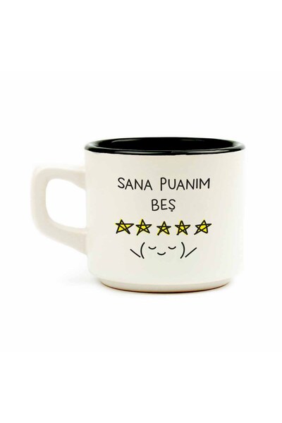 PALTO TASARIM I Have Five Points for You White Venus Trophy - Gift Trophy Cup Mug