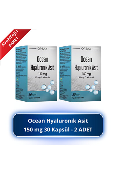Orzax Ocean Hyaluronik Asit 150 mg 30 Kapsül 2 ADET