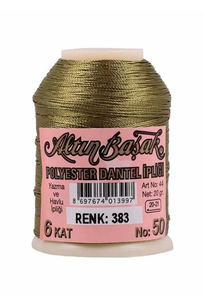 Yüsra Shop Altinbasak Polyester 383 Green Lace Thread 20 Gr Writing String