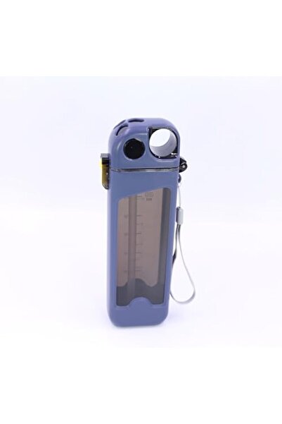 Twisoo Flip-top Portable Square Plastic Water Bottle, Food-grade Cup Body Pc and Lid, Duckbill Desig